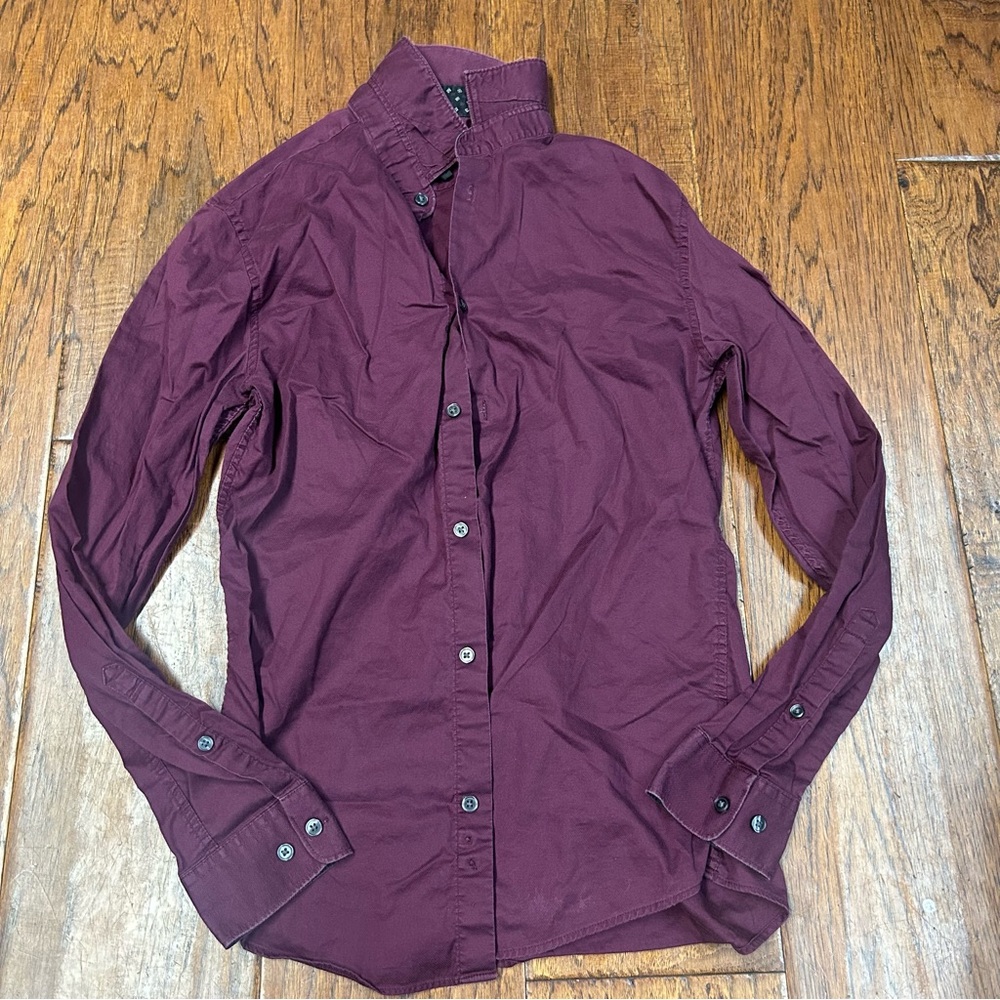 H&M Men's‎ Burgundy Shirt